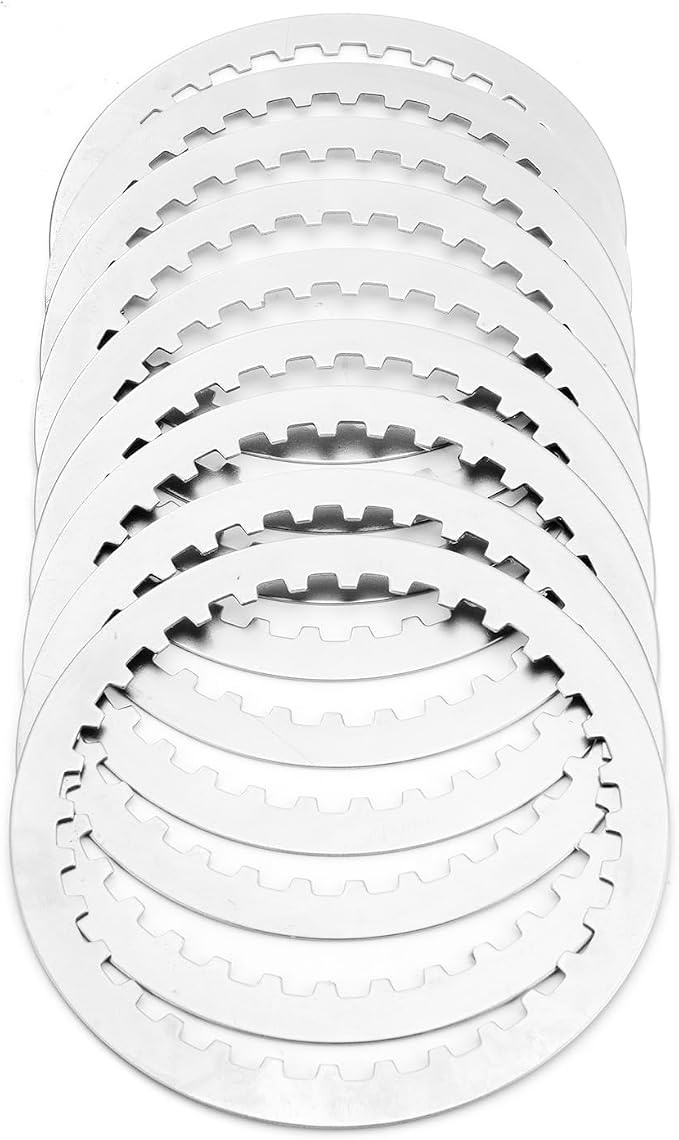 Wsays Extra Plate Clutch Kit Friction Steel 19pcs Compatible with Harley Touring Softail Dyna Trike Twin Cam 1999-2017, Fit Evolution 1340-equipped 1998-1999 Models