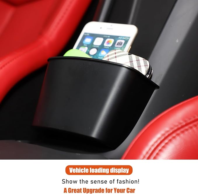 TOYCIDFG Between Seat Storage Pocket Compatible with C8 Corvette Stingray 2020-2026, Car Interior Organizer Accessories