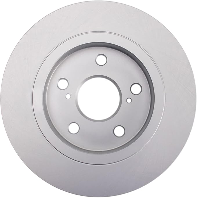 TRQ Rear Brake Rotor Set G Coated Solid Compatible with 2009-2010 Pontiac Vibe 2016 Scion iM 2008-2015 xB 2017-2018 Toyota Corolla iM 2009-2013 Matrix