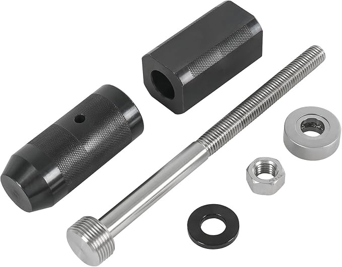 9U-6891 Injector Sleeve Cup Remover & Installer Set Compatible with CAT Caterpillar 3406E C10 C12 C15 C16 C18 Engine Heavy Duty Steel (6 PCS)