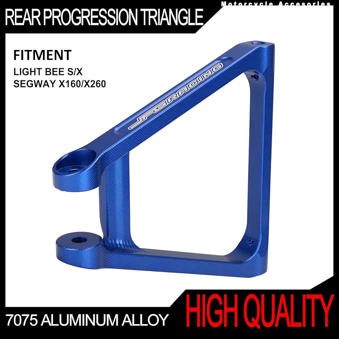 JFG RACING Sur Ron Suspension Linkage + Triangle Link Kit Set Motorcycle Rear Shock Suspension Link Kit Compatible To Sur Ron X X160 X260 Electric Dirt Bike POLARSEA BLUE
