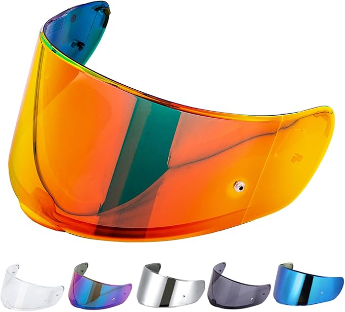 Helmet Visor Shield for SEDICI Strada II and Strada 3 /FF397/FF801Motorcycle Helmets Visor (Chrome Red)