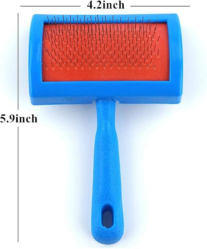 Sheepskin Fur Seat Cover Cleaning Brush, Wool Rug Brush for Pet Fur