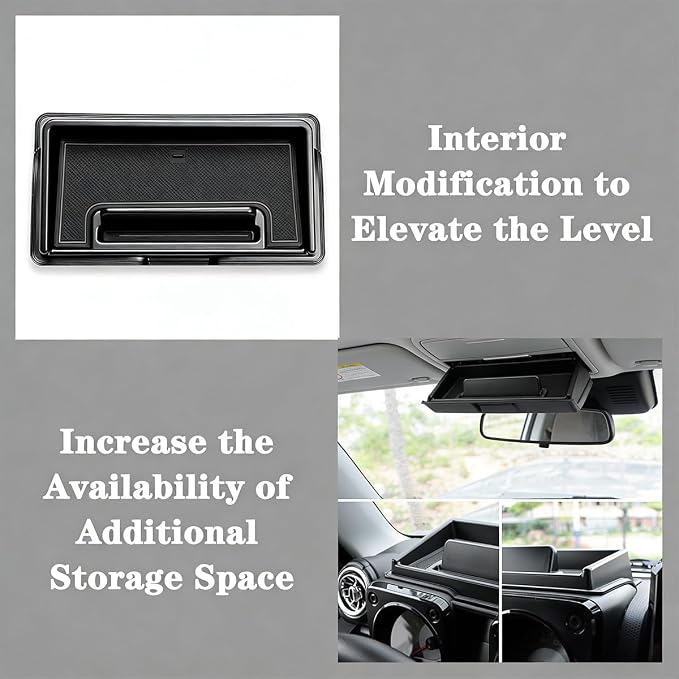Car Interior Center Console Gear Shift Storage Tray Organizer for Suzuki Jimny 2019 2020 2021 2022 2023 2024 2025 4WD for Automatic Transmission