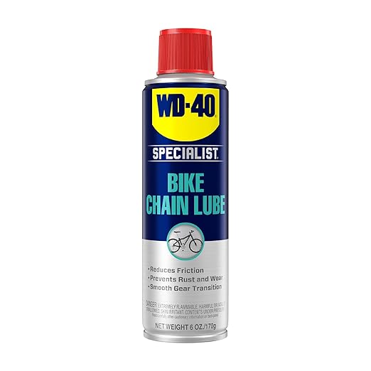 WD-40 Specialist Bike Chain Lube, 6 OZ and Bike Cleaner, 32oz Foaming Trigger