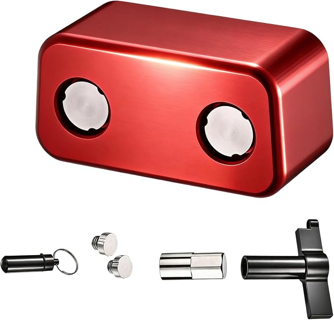 OBD Lock OBD2 Port Locking Tool, Metal OBD Port Protector for Car/SUV/Truck,OBD-II Anti Theft Protector Antitheft Accessories（Red）