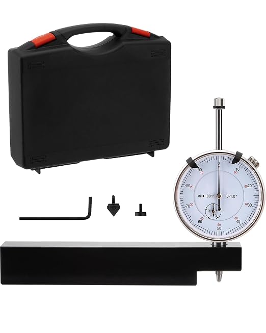 Cylinder Bore Gauge - Sleeve Height and Counter Bore Gauge | 0-1.00" Range | 0.001" Precision | Professional Engine Sleeve Height Indicator Universal for All Diesel