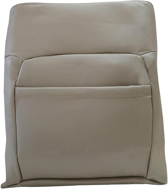 SecosAutoparts Driver & Passenger Side Bottom & Top Lean Back Leather Seat Covers Beige Tan Compatible with Ford F-150 Lariat XL XLT STX 2005 2006 2007 2008