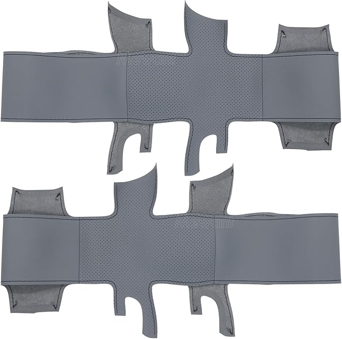 MEWANT Hand Stitch Steering Wheel Cover for Toyota RAV4 1998-2003 / Celica 1999-2006 / Corolla 2003-2008 / Matrix 2002-2008 / MR2 1999-2007 / Supra/Caldina, Custom Fit DIY Wrap Interior Accessories