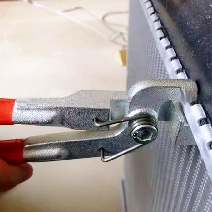 Radiator Repair Pliers Tool Set, Car Radiators Opening Tab Lifter and Closing Header Tool for Radiator Tank Repair and Maintenance on Cars and Trucks