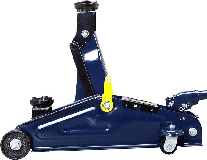 TCE AT82001U Torin Hydraulic Trolley Service/Floor Jack Combo with 2 Jack Stands, 2 Ton (4,000 lb) Capacity, Blue