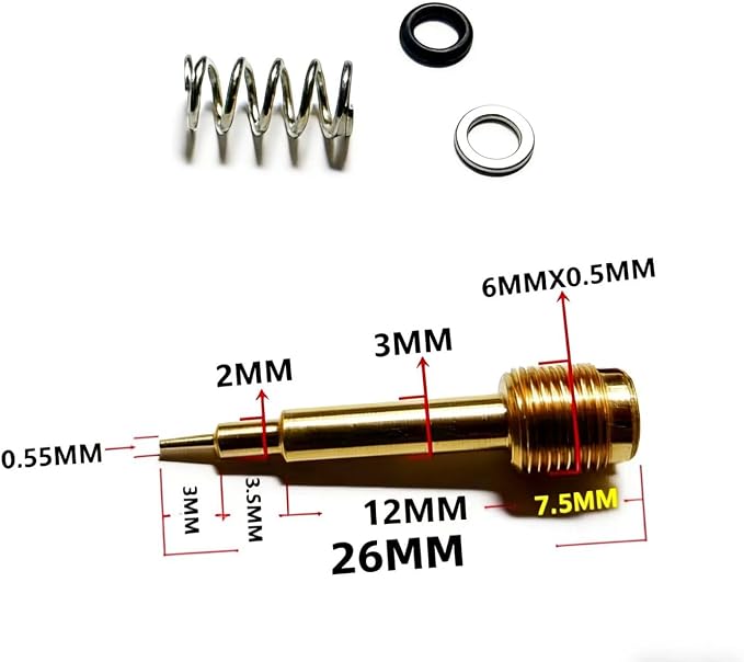Suitable for Honda 1981-1986 CB650/Nighthawk 700S/CB700SC, carburetor reconstruction kit with plunger assembly（4-in-1），Coyanyuix Carburetor Repair Kit