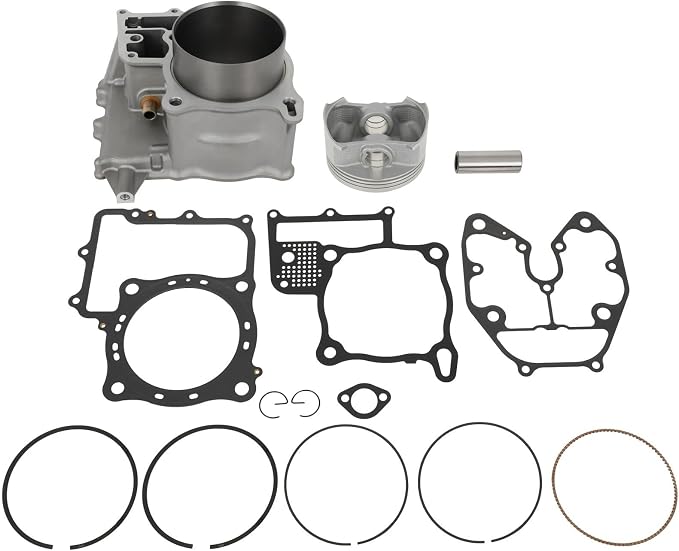 ECCPP Cylinder Piston Ring Gasket 2006-2010 for Honda for SXS700M4 Pioneer 700-4 Cylinder Piston Gasket Top End Kit