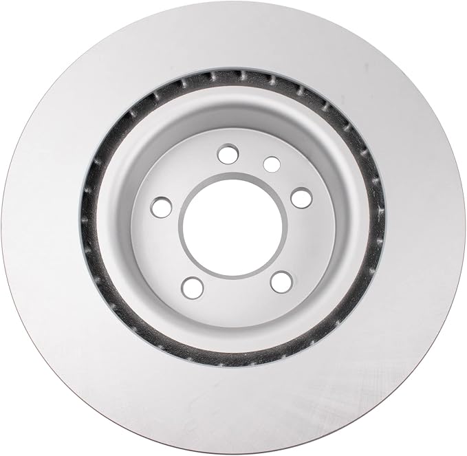 TRQ Front Brake Rotor Set G Coated Vented Compatible with 2005-2009 Land Rover LR3 2006-2009 Range Rover Sport