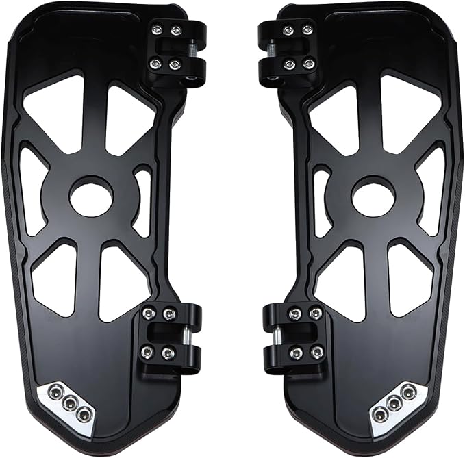 Foot Pedal Floorboard for Harley Touring/Road King/Road Glide/Street Glide/Electra Glide/CVO Tri Glide 1999-2025 & 2009-Later Trike Models (Red black)