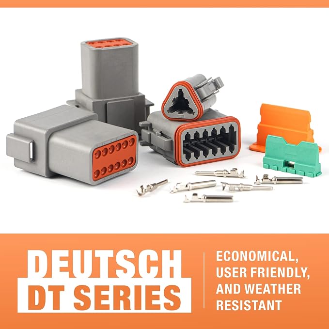 iCrimp 2,3,4,6,8 and 12 Pin Deutsch DT Connectors c/w Extraction Removal Tool Kit