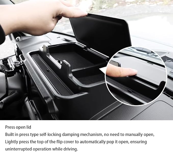 7 Inch Navigation Screen Storage Box for Suzuki Jimny JB74 JB64 2/3 Door 2019-2026, Center Console Dashboard Organizer Tray Jimny Interior Accessories ABS
