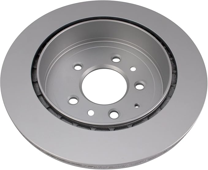 TRQ Rear Brake Rotor Set G Coated Vented Compatible with 2007-2012 Mazda CX-7