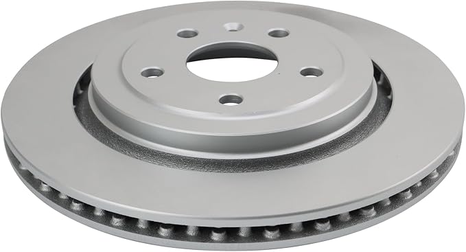 TRQ Rear Brake Rotor Set G Coated Vented Compatible with 2016-2019 Cadillac ATS 2016-2022 Chevrolet Camaro