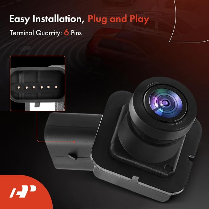 A-Premium Rear View Backup Camera Compatible with Ford | Parking Camera for 2015 2016 2017 2018 Focus - Replace# F1EZ19G490A