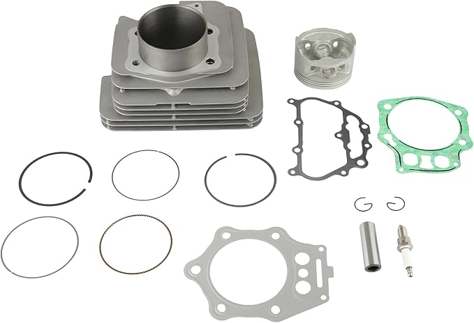 SCITOO Cylinder Piston Gasket Top end Kit Fit for Honda foreman 500 for 2005 2006 2007 2008 2009 2011, Cylinder: 12100-HP0-A00 Cylinder gasket: 12191-HP0-A00 Cylinder head gasket: 12251-HP0-A00