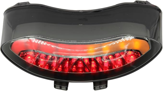 Taillight - Integrated LED Tail Brake Turn Signal Light Compatible with TRIUMPH Speed triple 1050 2011-2015 DAYTONA 675 2005-2010 (Smoke)