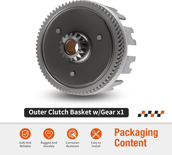 Outer Clutch Basket + Gear Kit For Yamaha Blaster 200 YFS200 1988-2006 3JM-16150-01