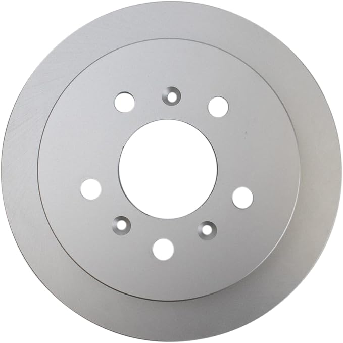 TRQ Rear Brake Rotor Set Solid G Coated Compatible with 2008-2009 Buick LaCrosse 2006-2010 Chevrolet Impala 2006-2007 Monte Carlo