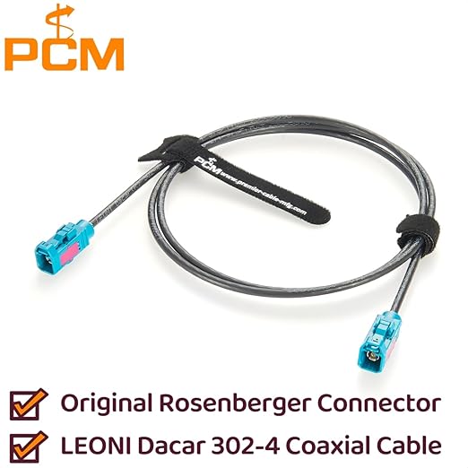 Original Rosenberger 59Z113-000-Z FAKRA Z Female to Female RF Coaxial Cable 50 Ohm Vehicle Car GPS Antenna Extension Cable for ADAS, FPD-Link GMSL2 Camera, Satellite Radio, Infotainment (10M/32.8FT)