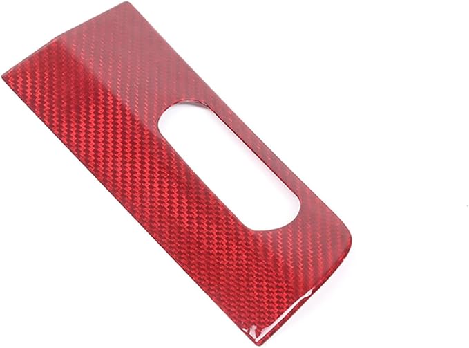 Auto Headlight Switch Button Panel Cover Trim，Compatible with forChevrole-t Corvette C8 Stingray Z06 Z51 2020 2021 2022 2023 2024 HUD Head-up Display Switch Trim Real Carbon Fiber (Red Carbon Fiber)