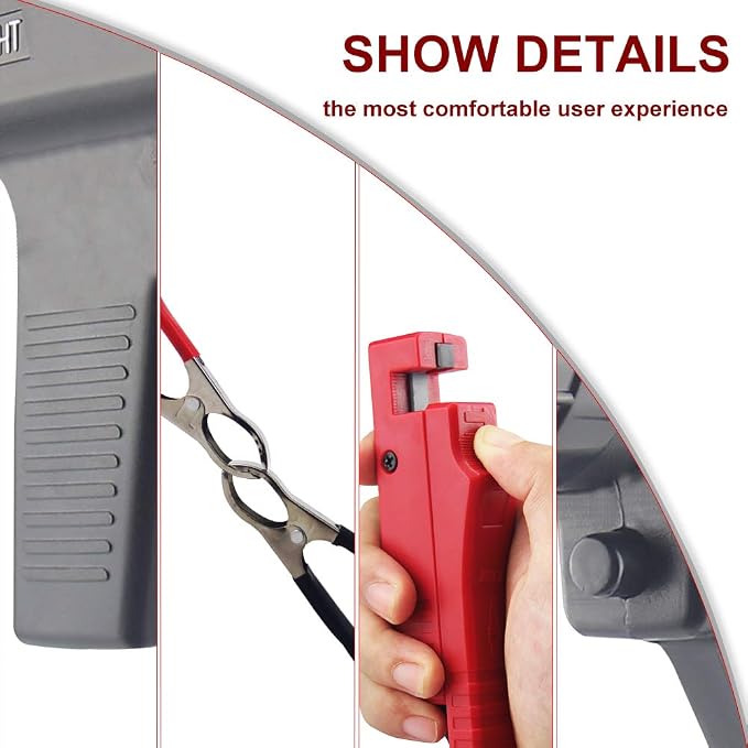 Automotive Timing Light 12V, Inductive Ignition Timing Light Gun for 2&4 Stroke Petrol Engine for Old Classical Car Motorcycle