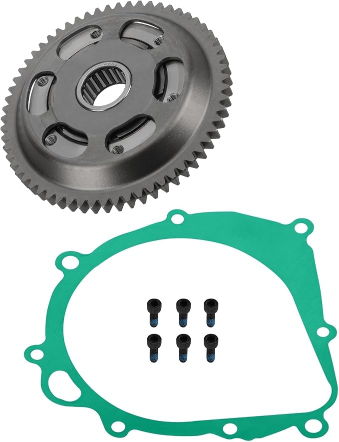 JAVIK Starter Clutch & Gear Gasket Kit for Suzuki Quadsport Z400 LT-Z400Z 2003-2013 LT-Z400 2003-2014 OEM# 12600-29810 09263-25049