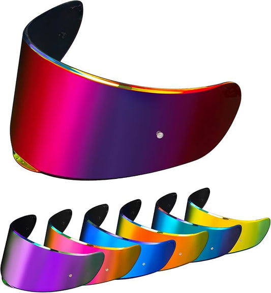 PSLER Sedici Strada 2 Visor - Sedici Strada 2 and Strada 3 Face Shield Motorcycle Helmet visor Accessories Replacement for LS2 FT2 VECTOR Sedici Strada 2 Strada 3 FF801 FF397,Deep Purplish Red