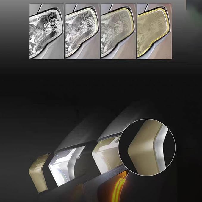 Headlight Refurbishment Kit,Prevents Yellowing Len Refurbishment Spray | Headlight Cleaner And Restorer Kit | for Pickup Car Tractor Truck ATV Vehicles Trailer RV Sedan