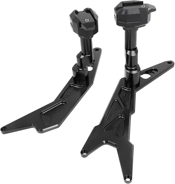 Compatible with Ninja 300 250 2013-2018 Frame Sliders CNC Aluminum Motorcycle Engine Guard Bodywork Fairing Falling Protection(Black)