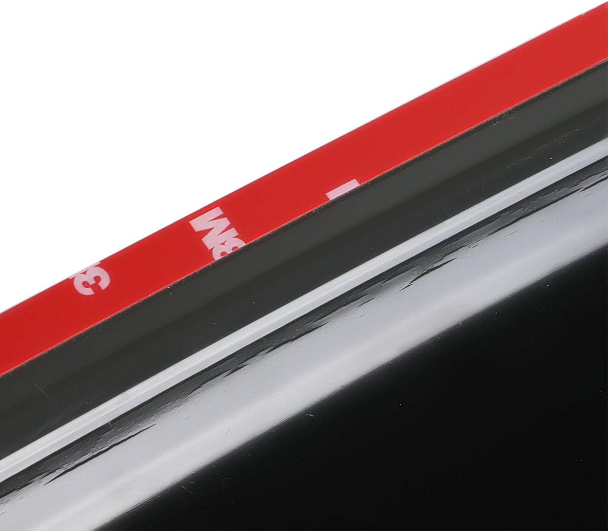 4pcs Original Outside Mount Style Window Rain Guards Shield Side Wind Deflectors Dark Smoke Nice Looking Vent Window Visors for Toyota 2001-2007 Highlander 2006-2007 Highlander Hybrid 94357