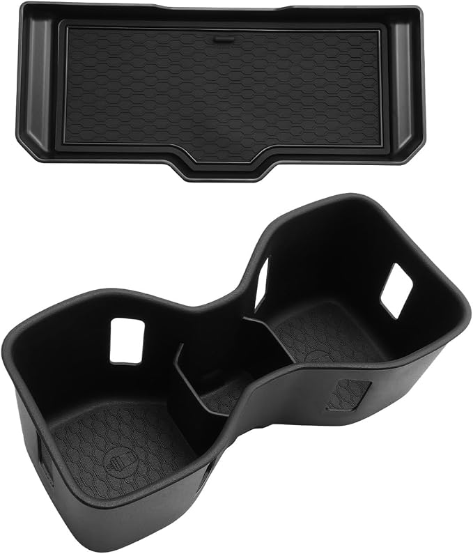 LUWU 2025 2026 Frontier Accessories for 2022 2023 2024 2025 2026 Frontier S/SV/Pro-X/Pro-4X/SL Accessories Front Center Console Tray, Center Console Cup Holder Black 2-Pack