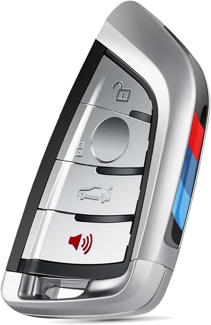 Autel Universal Key Fob for BMW, MaxiIM IKEY IKEYBW004AL, OE-Quality Smart Key Replacement, Vehicle Blank Key, Work with KM100, IMMO Learning, Key Creation/Clone, Chip Read/Write