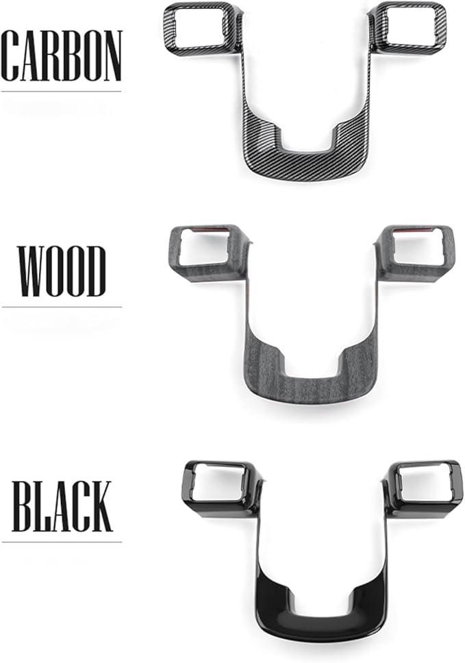 Premium Car Steering Wheel Handle Frame Cover, Compatible with Hyundai Santa FE 2024-2025 Accessories– Anti-Slip, Universal Fit, Easy Install & Luxury Upgrade Accessories (Black)
