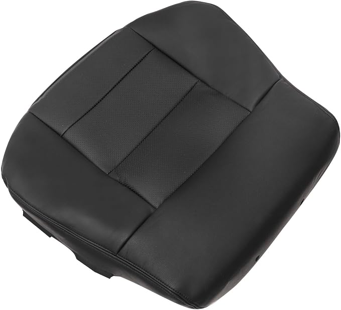 FZJDSD Black Driver Side Bottom & Top Lean Back Perforated Microfiber Leather Replacement Seat Covers Compatible with Mercedes Benz E-Class W212 E200 E250 E300 E350 E550 Sedan Wagon 2010-2016