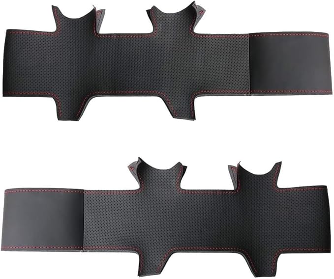 Loncky Leather Steering Wheel Cover for Toyota 4Runner 2003-2009 / Tacoma 2005-2011 /Tundra 2003-2006 /Sienna 2004-2010/Highlander 2004-2007 /Sequoia 2003-2007 /Camry 2005 2006 /Land Cruiser 2003-2007