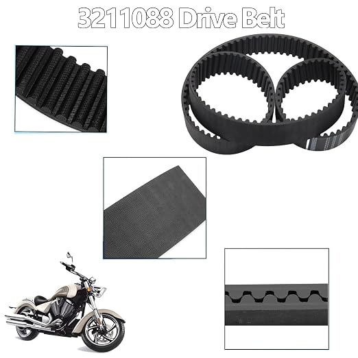 3211088 Drive Belt Compatible with Victory Vegas 2003-2005, Victory Kingpin 2004-2005, Touring Cruiser 2002-2006