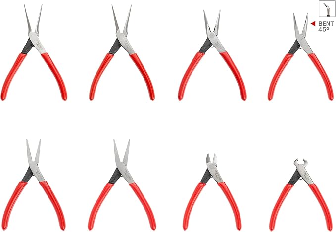 TEKTON Mini Pliers Set, 8-Piece | PMN99908