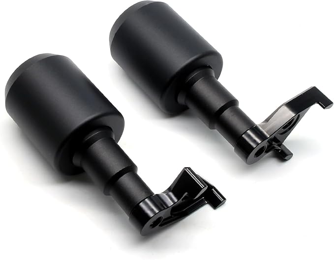 MZS Motorcycle Frame Sliders Compatible with ZX10R ZX-10R ABS 2011 2012 2013 2014 2015, Racing Falling Crash Protector Guards No Cut Kits Accessories Black