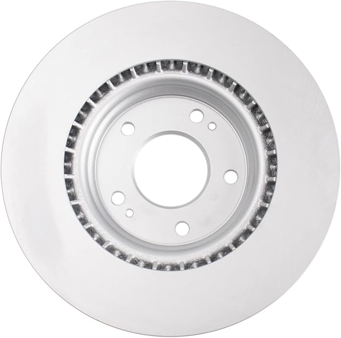 TRQ Front Brake Rotor Set G Coated Vented Compatible with 2015-2024 Hyundai Sonata Tucson Elantra Kona Veloster Elantra GT Kona Electric 2016-2024 Kia Optima Forte Soul Sportage Niro EV Seltos