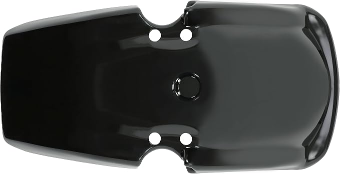 ALMULOO Front Fender Plastic ABS Black Compatible with 1983-1985 Honda ATC200X Three‑Wheeler