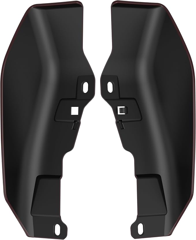 Color - Matched Mid Frame Air Deflectors Heat Shield, Perfectly Fit for Harley Touring Models 2009-2026 Billiard Burgundy
