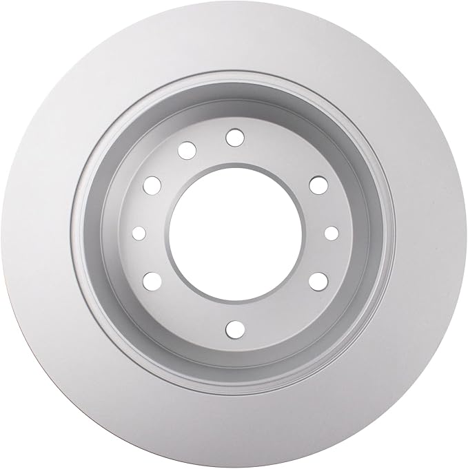 TRQ Rear Brake Rotor Set G Coated Solid Compatible with 2007-2008 Hyundai Entourage 2006-2012 2014 Kia Sedona