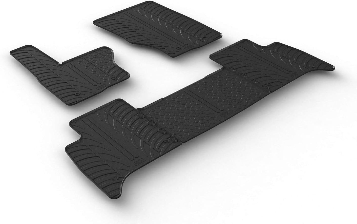 GledringUSA Custom Fit All-Weather Rubber Floor Mats for Land Rover Discovery L462 2018-2022 - No Trimming Needed.