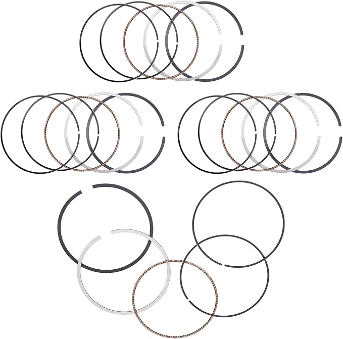AHL Piston Rings for Yamaha YZF-R1 R1 2004 5VY-11603-00-00 (STD 77mm)，4set